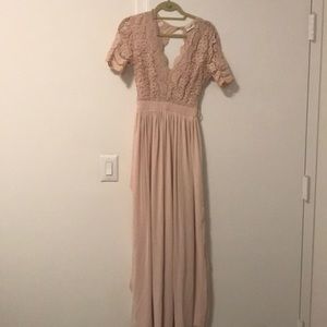 Asos bridesmaid dress. Open back and beautiful!